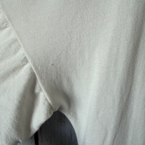 Jillian Harris x Jardines Domaine White Roadtrip Baby Doll French Terry Dress - Picture 9 of 9